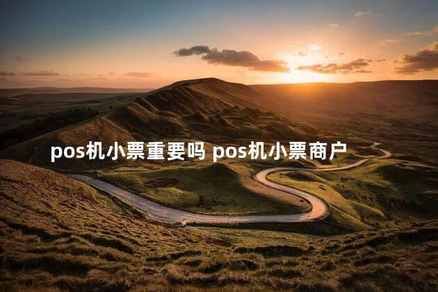 pos机小票重要吗 pos机小票商户编码